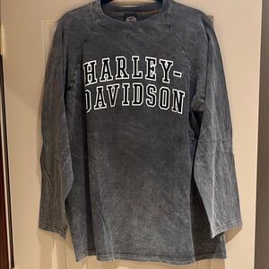 Harley-Davidson Charcoal Long Sleeve Tee